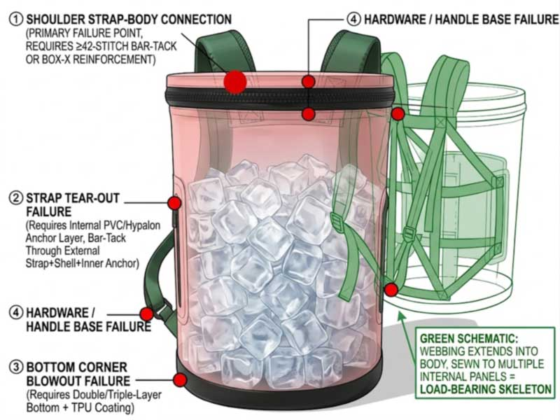 Supplier Ransel Cooler Tugas Berat: Dibangun kanggo Abrasi & Kakehan Supplier Ransel Cooler Tugas Berat: Dibangun kanggo Abrasi & Kakehan