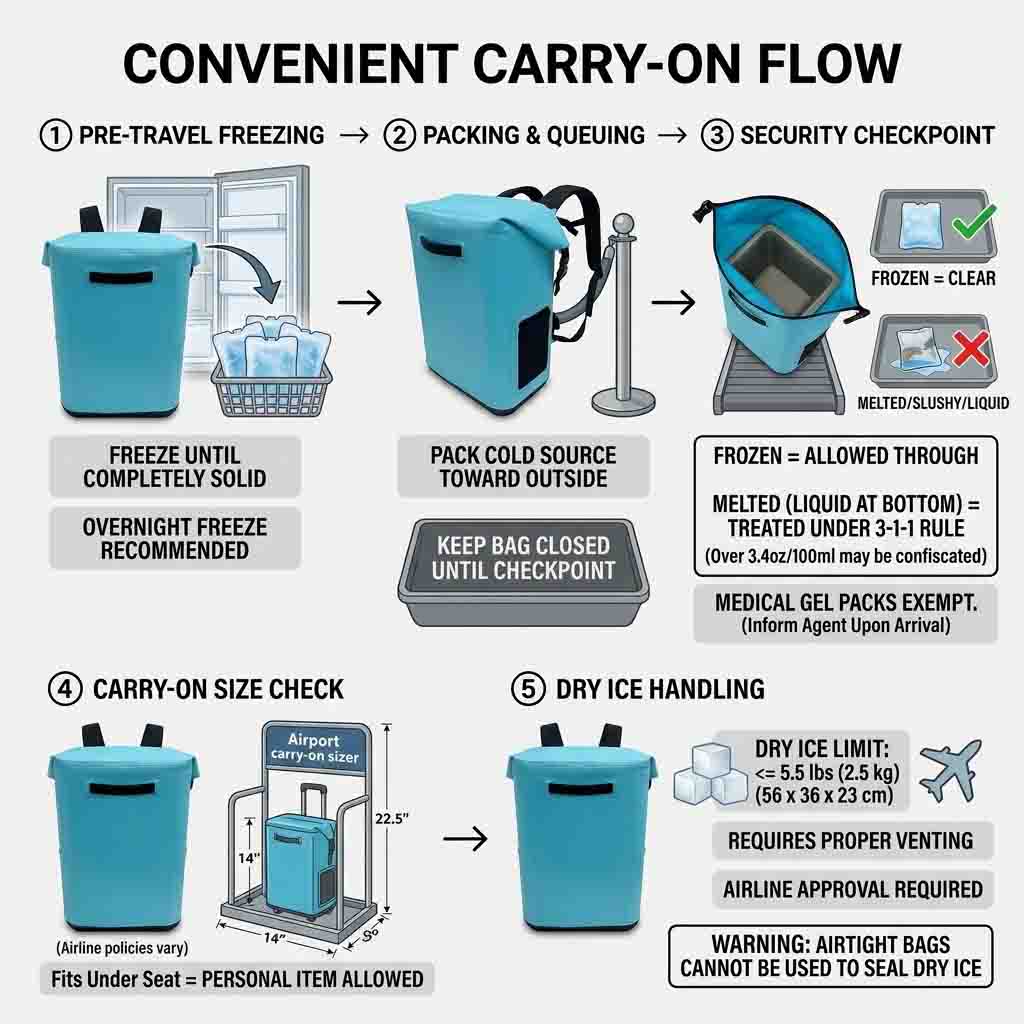 Ransel Cooler Travel: Anti Bocor & Ramah Dibawa