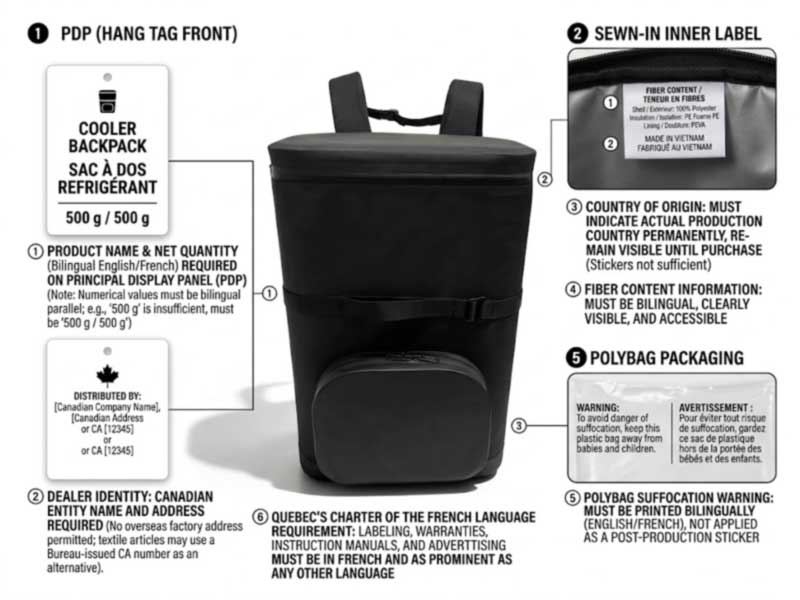Supplier Cooler Bag kanggo Kanada Supplier Cooler Bag kanggo Kanada