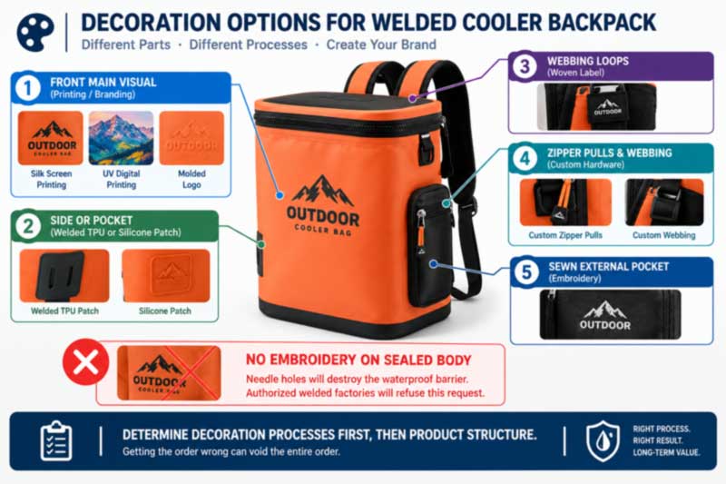 Tas Cooler Promosi: Branding Logo ing Volume